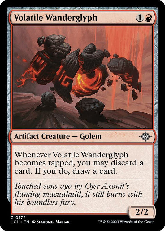 Volatile Wanderglyph 172 The Lost Caverns of Ixalan MTG C NM