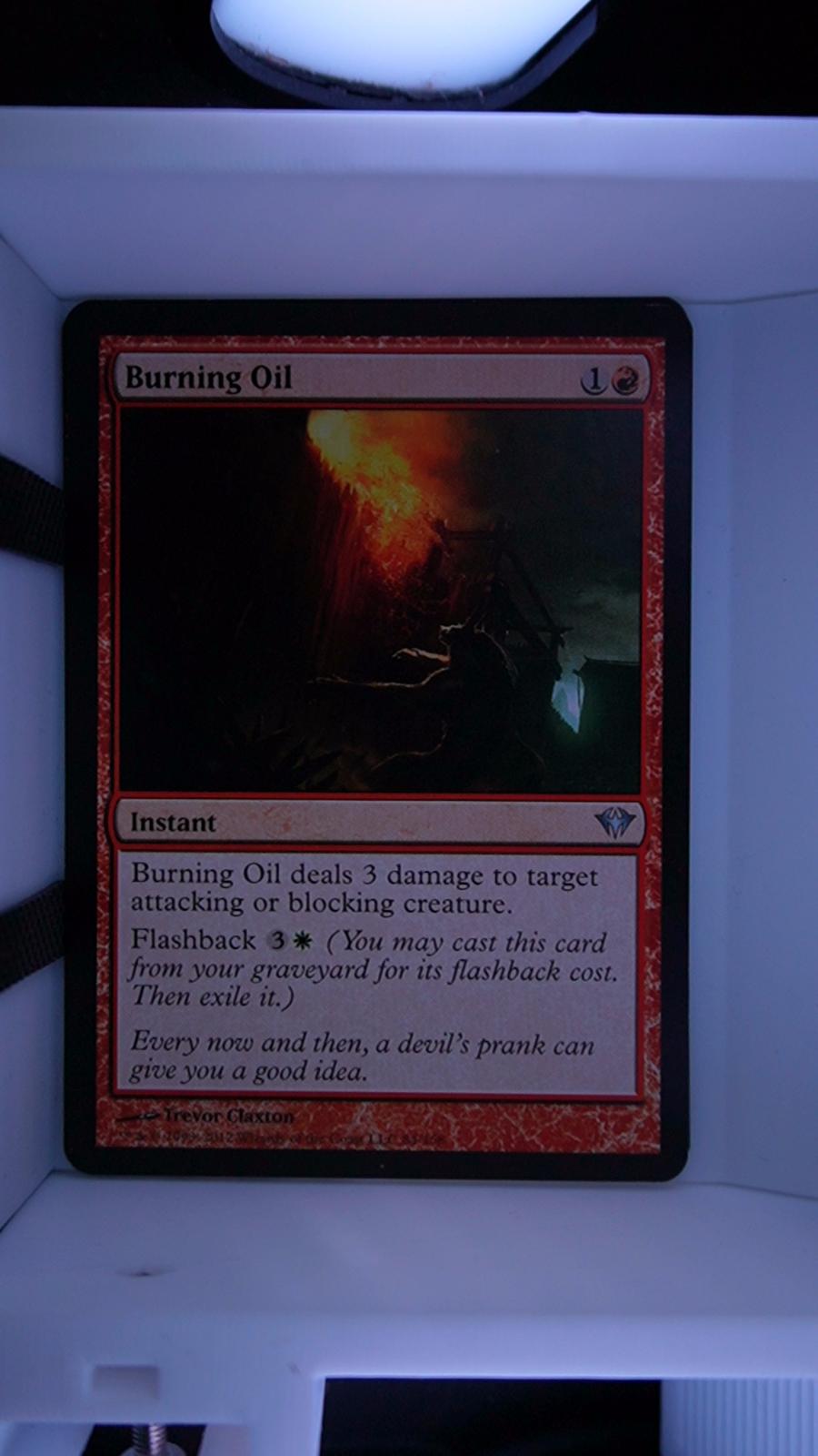 Burning Oil 84 Dark Ascension MTG UC NM