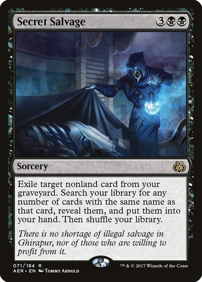 Secret Salvage 71 Aether Revolt MTG R NM