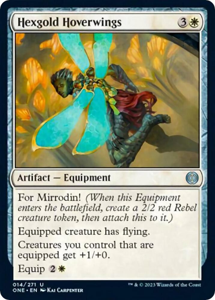 Hexgold Hoverwings 14 Phyrexia: All Will Be One MTG UC NM