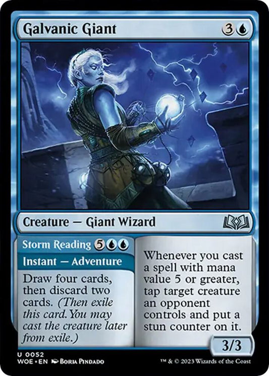 Galvanic Giant 52 Wilds of Eldraine MTG UC NM