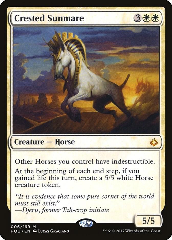 Crested Sunmare 6 Hour of Devastation MTG Mythic NM