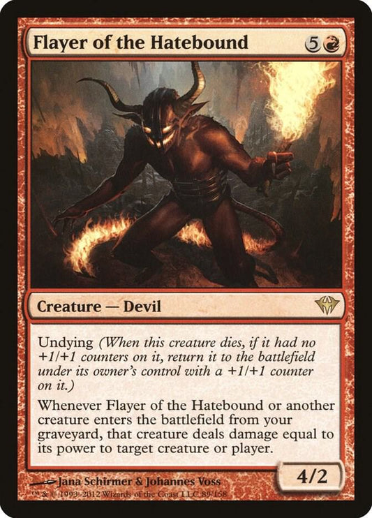 Flayer of the Hatebound 89 Dark Ascension MTG R NM