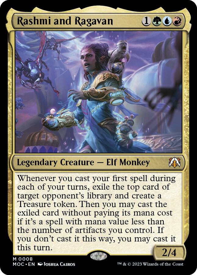 Rashmi and Ragavan 8 Commander: March of the Machine MTG Mythic NM