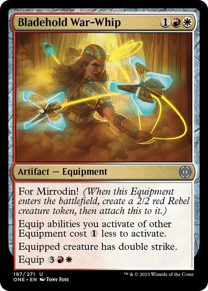 Bladehold War-Whip 197 Phyrexia: All Will Be One MTG UC NM