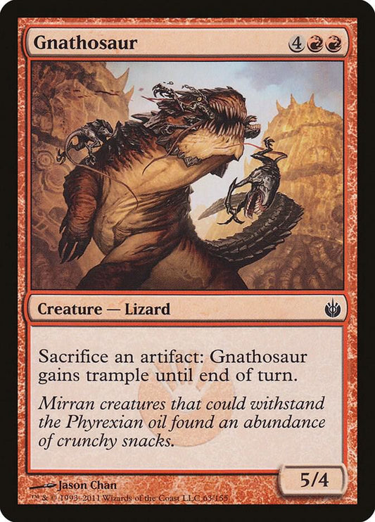 Gnathosaur 63 Mirrodin Besieged MTG C NM
