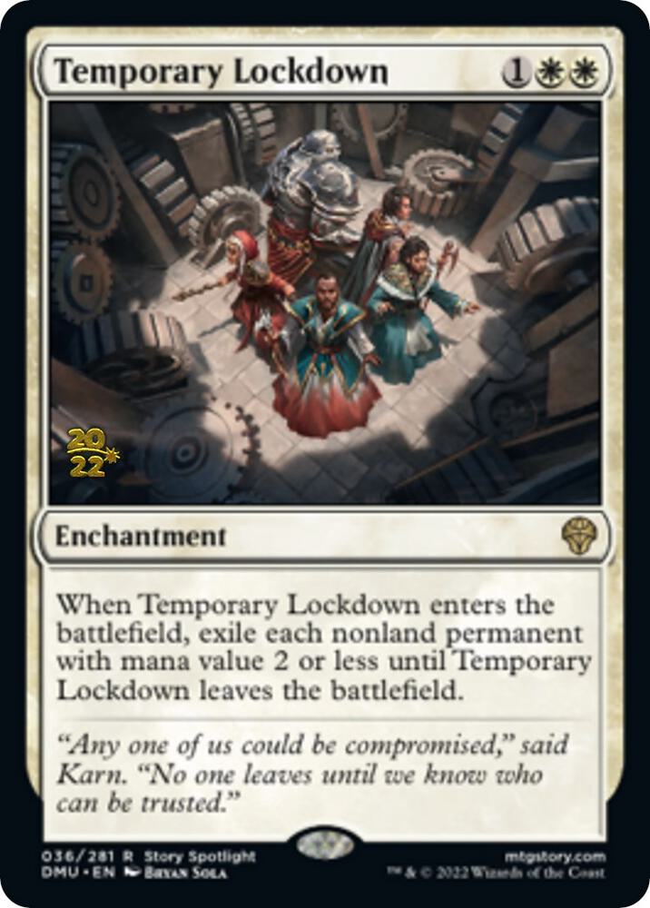 Temporary Lockdown 36 Prerelease Cards MTG R NM