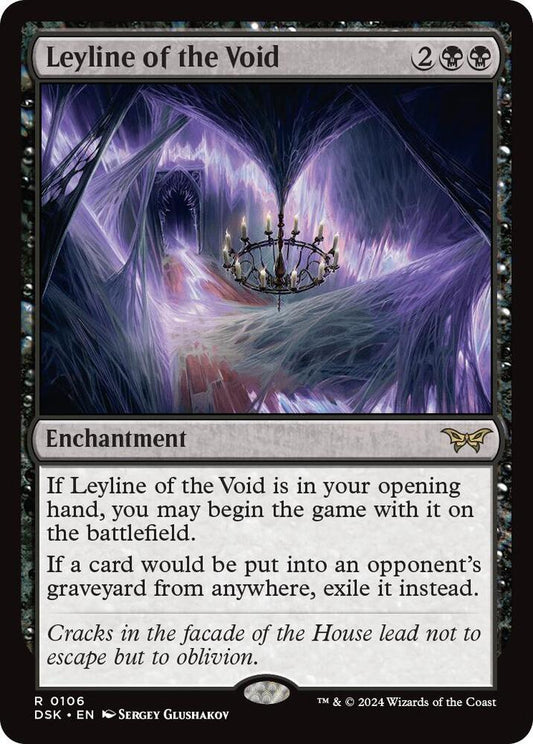 Leyline of the Void 106 Duskmourn: House of Horror MTG R NM