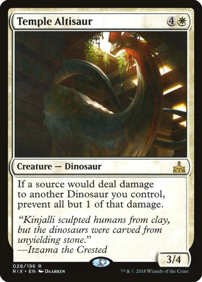 Temple Altisaur 28 Rivals of Ixalan MTG R NM