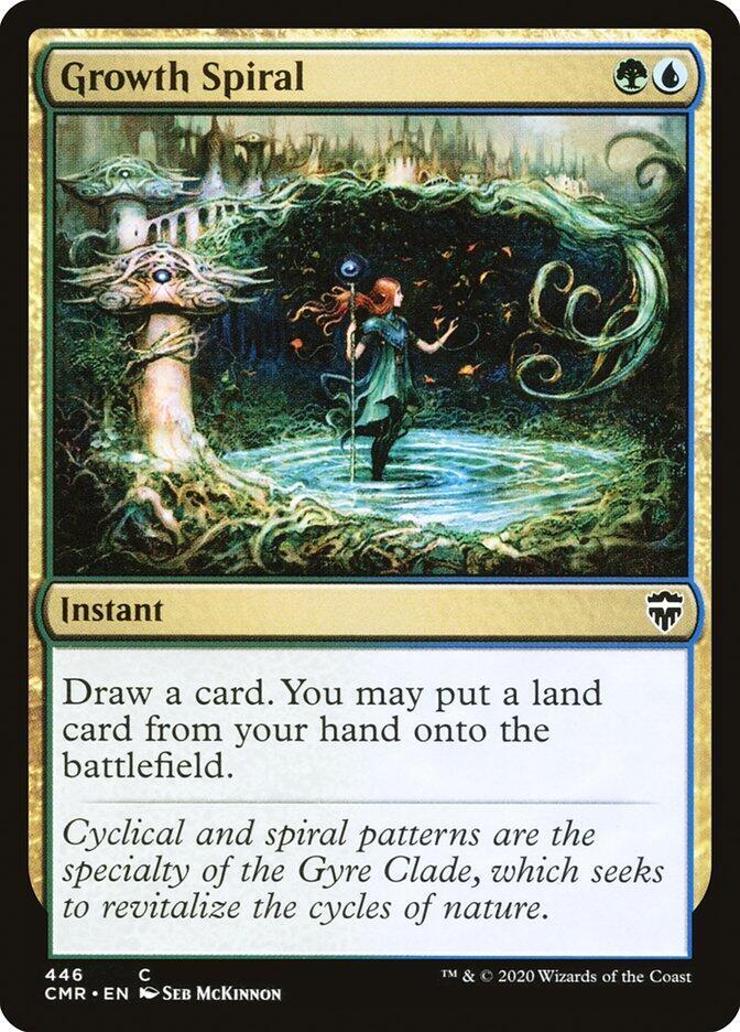 Growth Spiral 446 Commander Legends MTG C NM