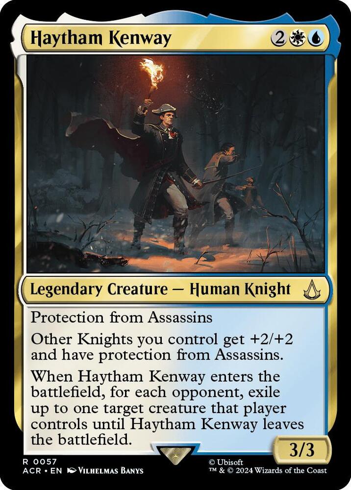 Haytham Kenway 57 Universes Beyond: Assassin's Creed MTG R Foil NM