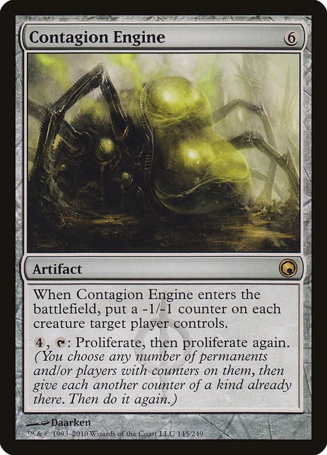 Contagion Engine 145 Scars of Mirrodin MTG R MP