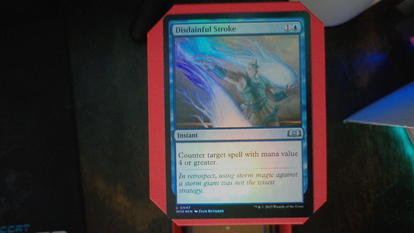 Disdainful Stroke 47 Wilds of Eldraine MTG UC Foil NM