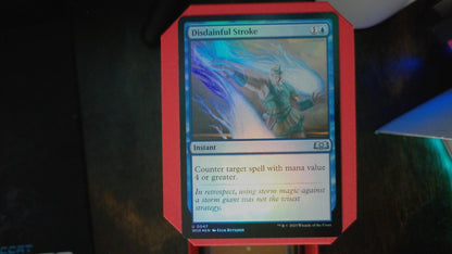 Disdainful Stroke 47 Wilds of Eldraine MTG UC Foil NM