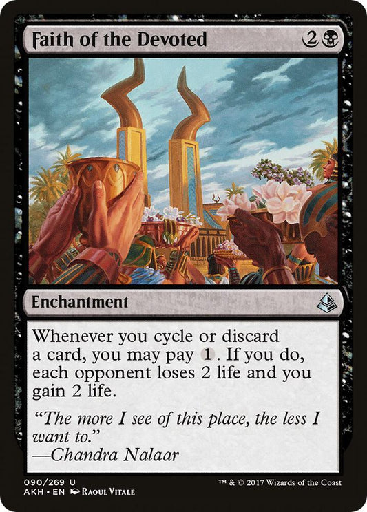 Faith of the Devoted 90 Amonkhet MTG UC LP
