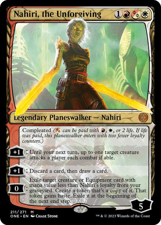 Nahiri, the Unforgiving 211 Phyrexia: All Will Be One MTG Mythic NM