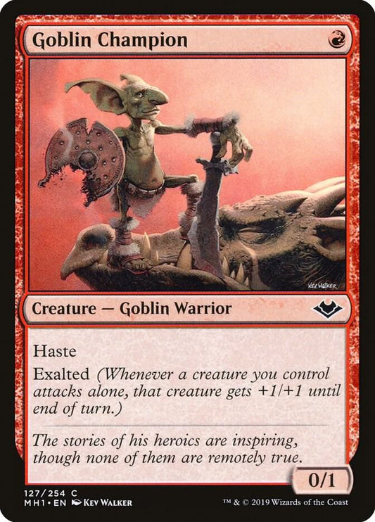 Goblin Champion 127 Modern Horizons MTG C NM