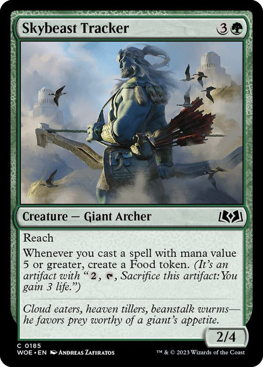 Skybeast Tracker 185 Wilds of Eldraine MTG C NM