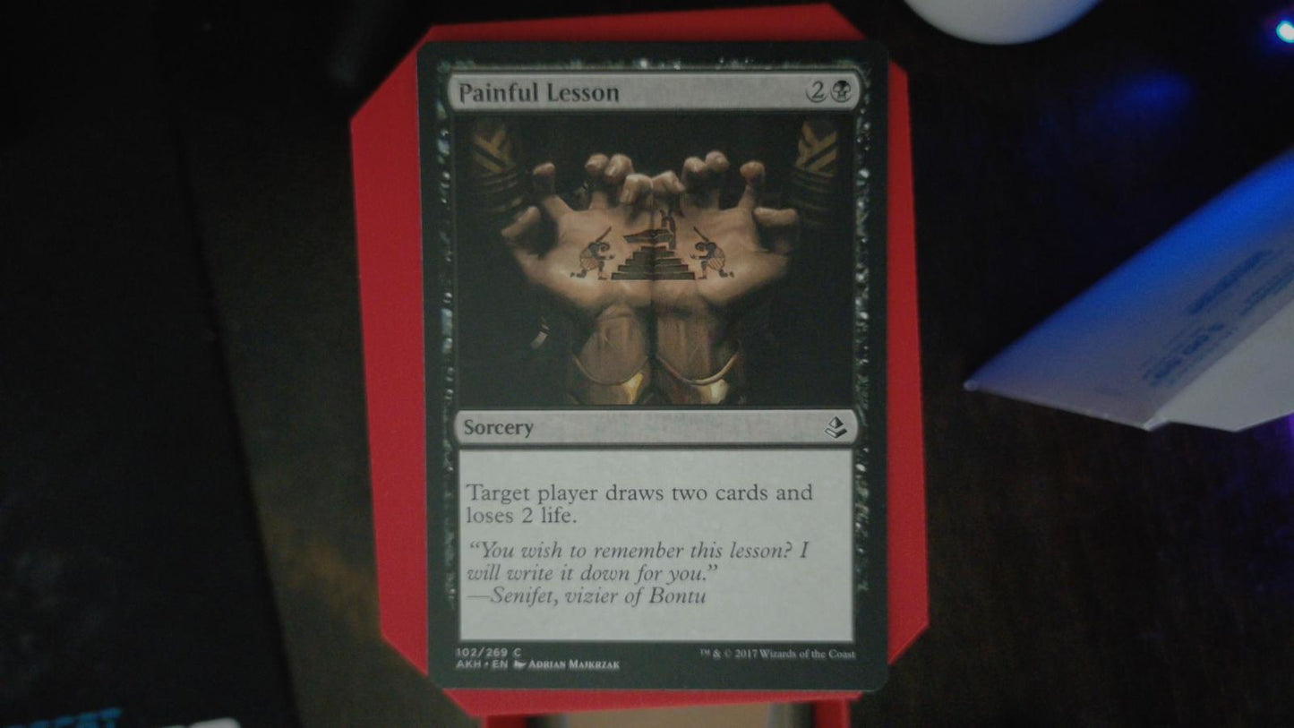 Painful Lesson 102 Amonkhet MTG C LP