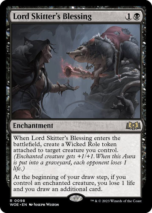 Lord Skitter's Blessing 98 Wilds of Eldraine MTG R NM