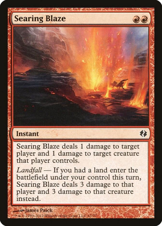 Searing Blaze 67 Duel Decks: Venser vs. Koth MTG C NM