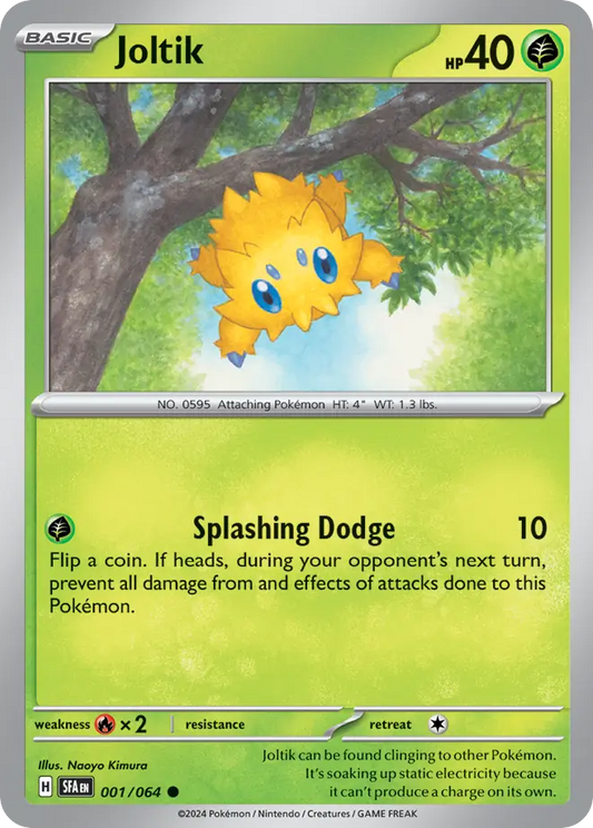 Joltik 001/064 Shrouded Fable Pokemon C NM