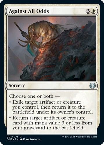 Against All Odds 1 Phyrexia: All Will Be One MTG UC NM