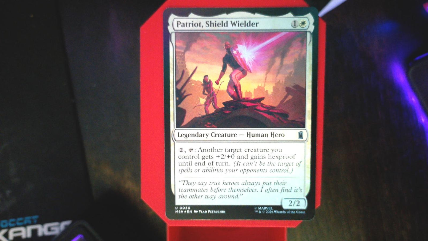 Patriot, Shield Wielder 30 Marvel Super Heroes MTG UC Foil NM