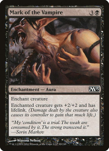 Mark of the Vampire 99 Magic 2013 (M13) MTG C LP