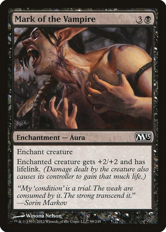 Mark of the Vampire 99 Magic 2013 (M13) MTG C LP