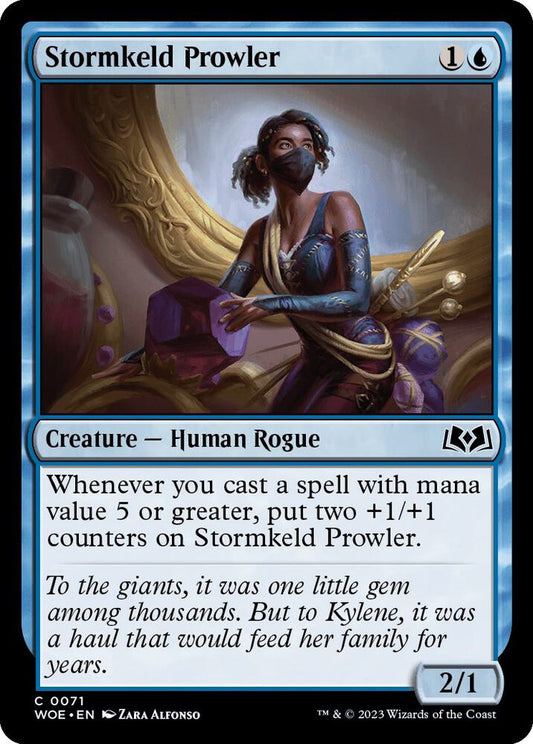 Stormkeld Prowler 71 Wilds of Eldraine MTG C NM