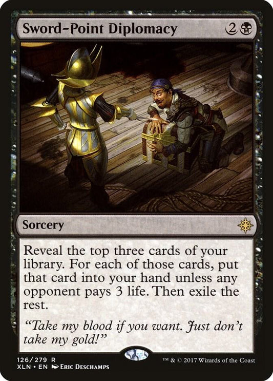 Sword-Point Diplomacy 126 Ixalan MTG R NM