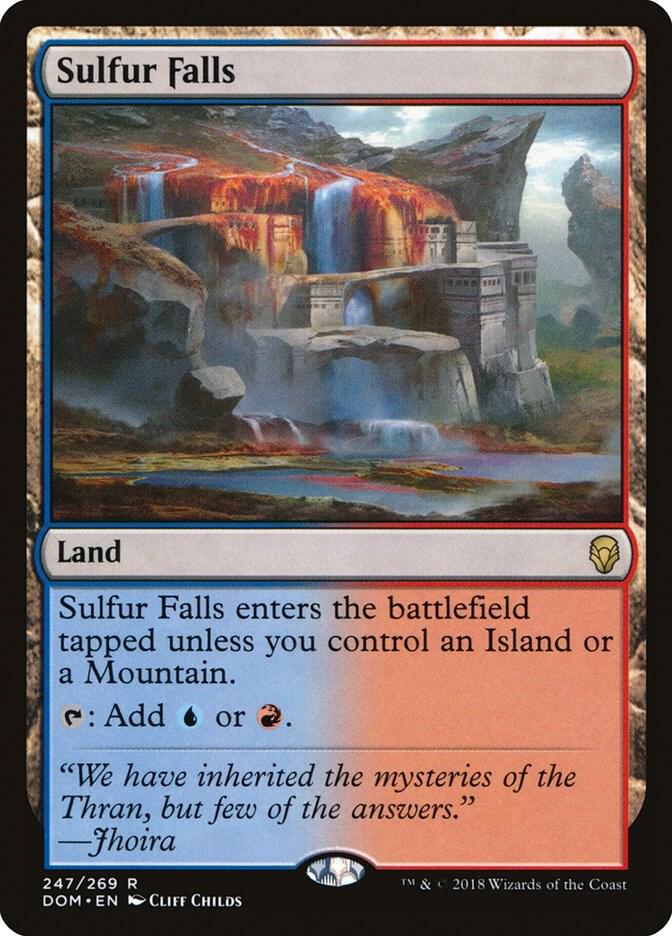 Sulfur Falls 247 Dominaria MTG R NM