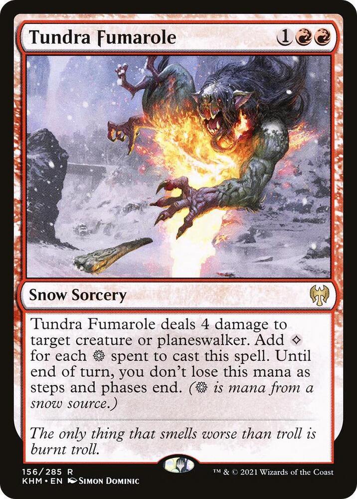 Tundra Fumarole 156 Kaldheim MTG R NM