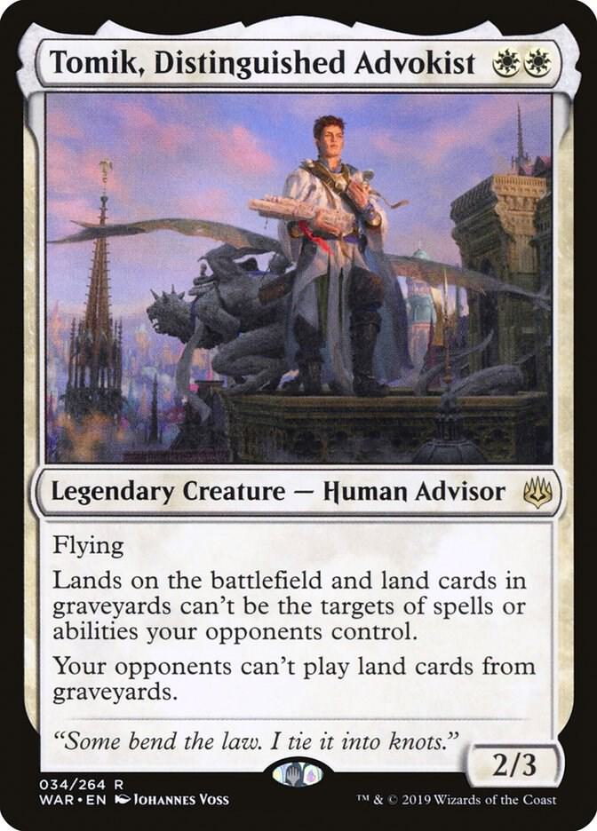 Tomik, Distinguished Advokist 34 War of the Spark MTG R Foil NM
