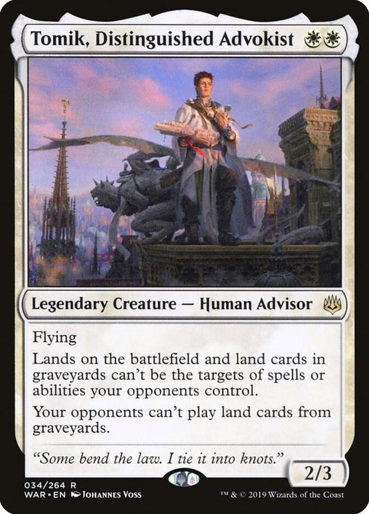 Tomik, Distinguished Advokist 34 War of the Spark MTG R Foil NM