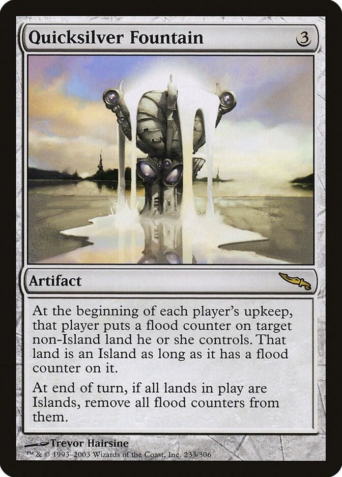 Quicksilver Fountain 233 Mirrodin MTG R LP