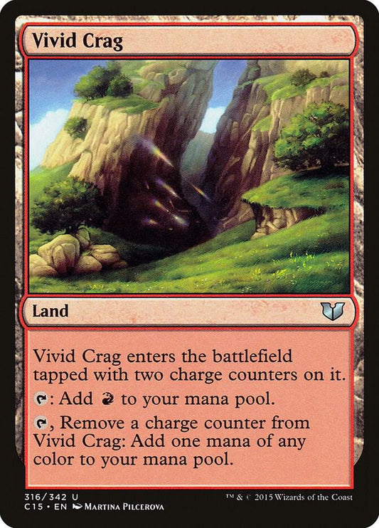 Vivid Crag 316 Commander 2015 MTG UC NM