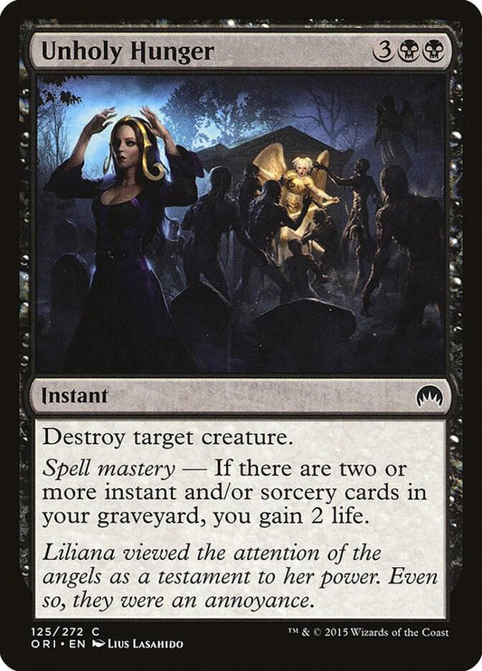 Unholy Hunger 125 Magic Origins MTG C LP