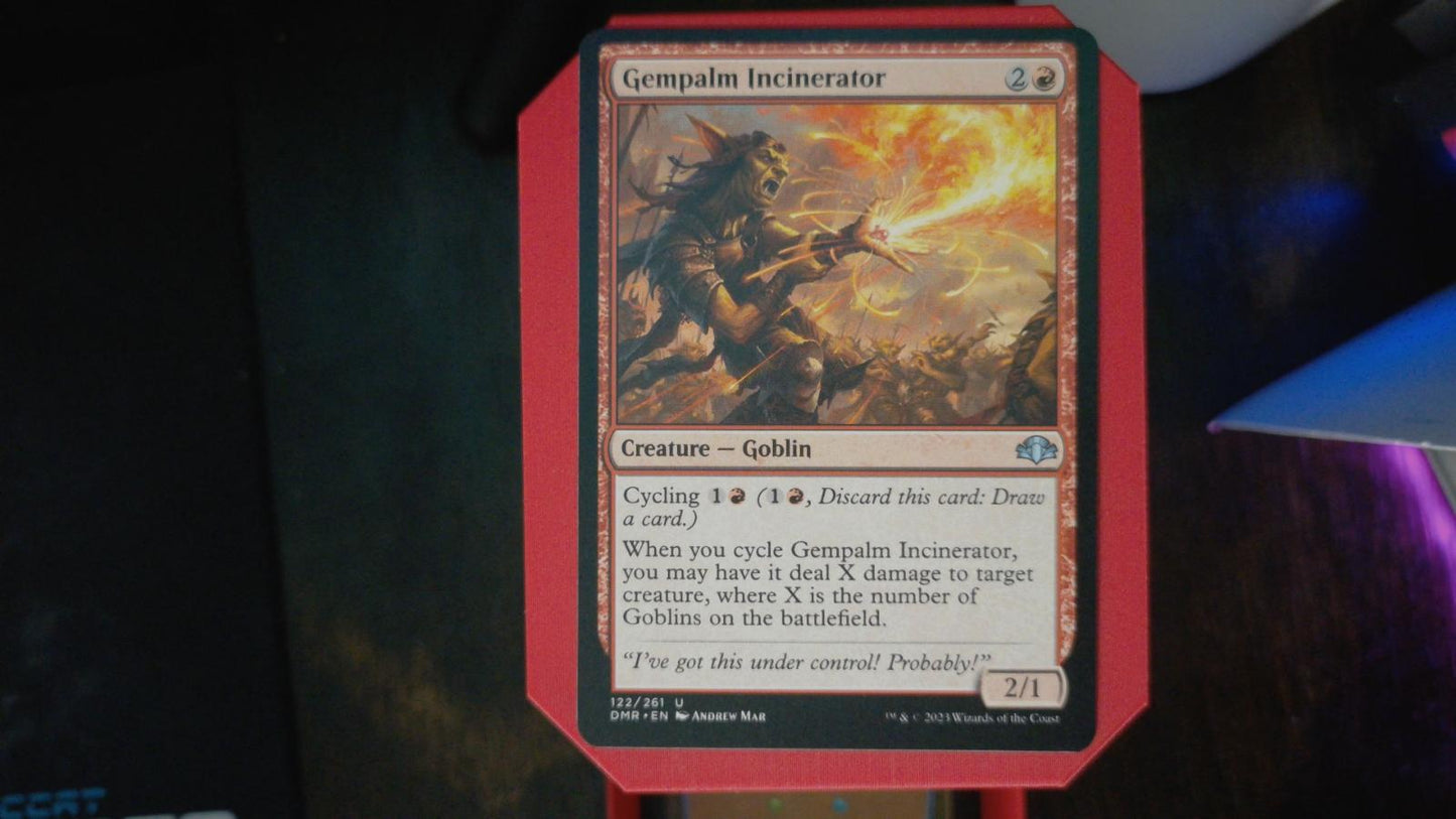 Gempalm Incinerator 122 Dominaria Remastered MTG UC NM
