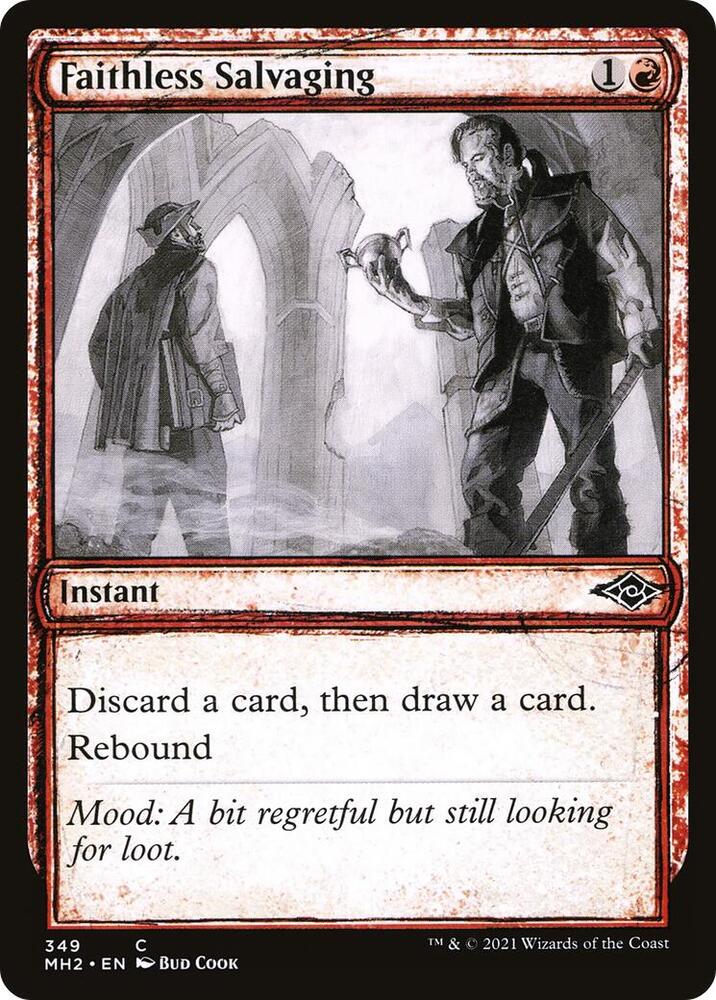 Faithless Salvaging (Showcase) 349 Modern Horizons 2 MTG C NM