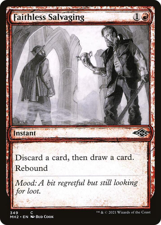 Faithless Salvaging (Showcase) 349 Modern Horizons 2 MTG C NM