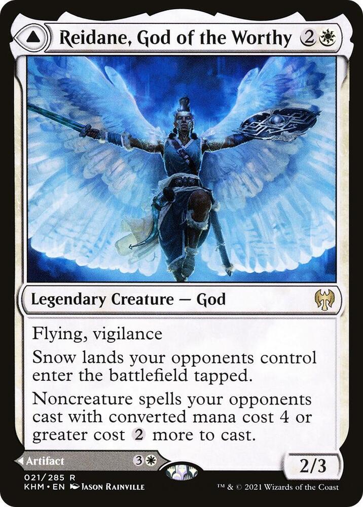 Reidane, God of the Worthy 21 Kaldheim MTG R NM