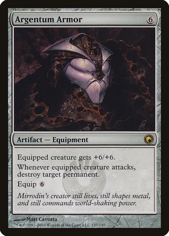 Argentum Armor 137 Scars of Mirrodin MTG R MP