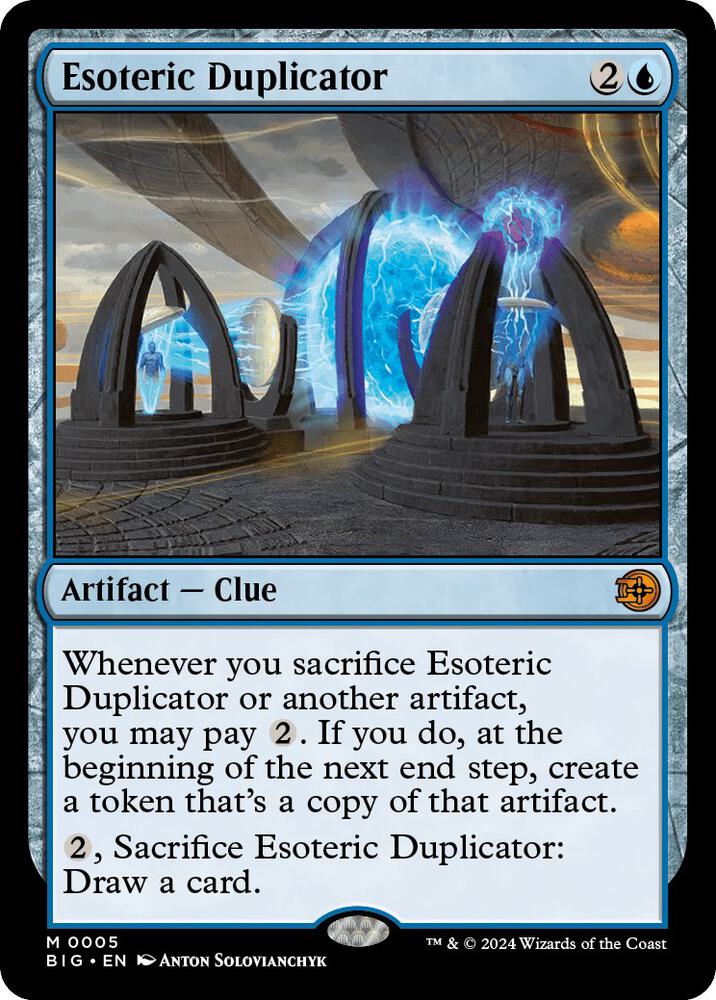Esoteric Duplicator 5 Outlaws of Thunder Junction: The Big Score MTG Mythic NM