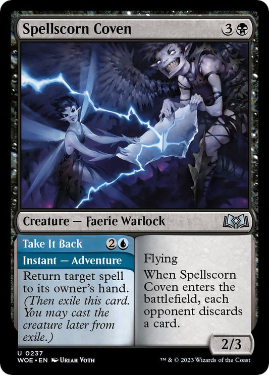 Spellscorn Coven 237 Wilds of Eldraine MTG UC NM