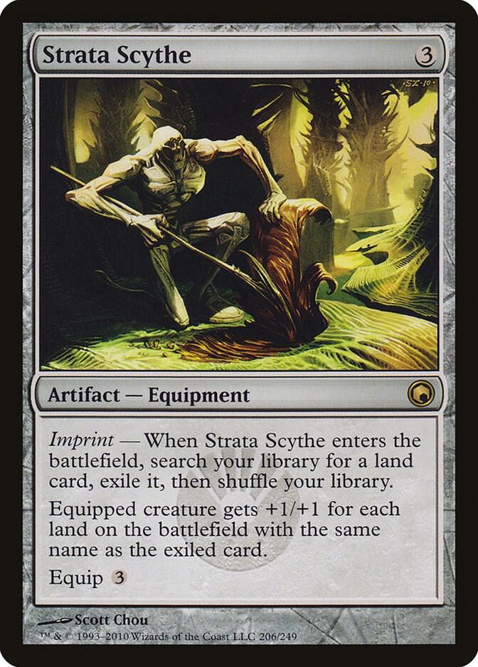 Strata Scythe 206 Scars of Mirrodin MTG R LP