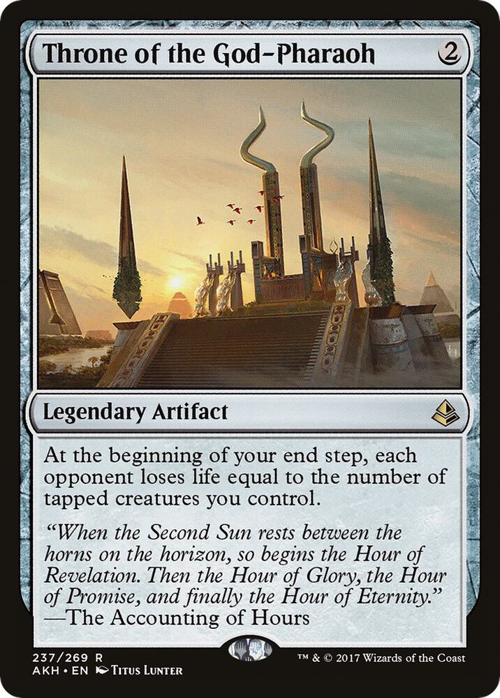 Throne of the God-Pharaoh 237 Amonkhet MTG R NM
