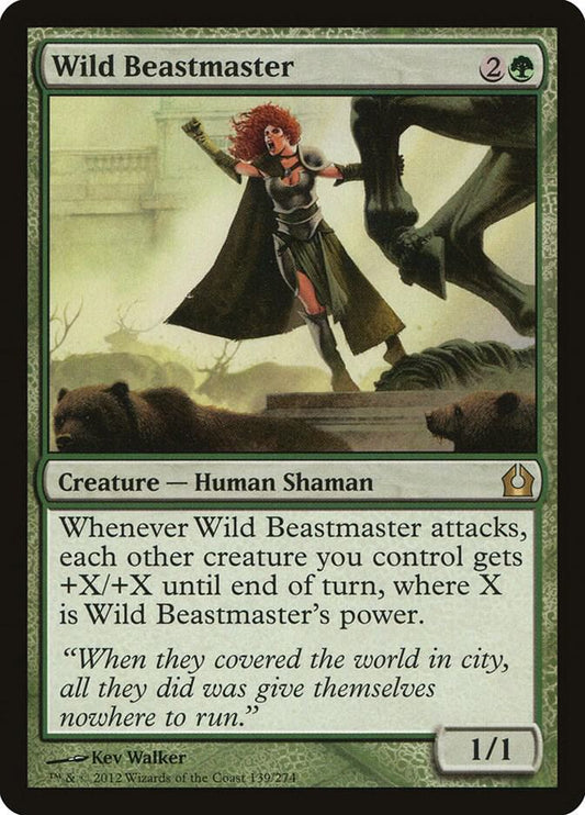 Wild Beastmaster 139 Return to Ravnica MTG R LP