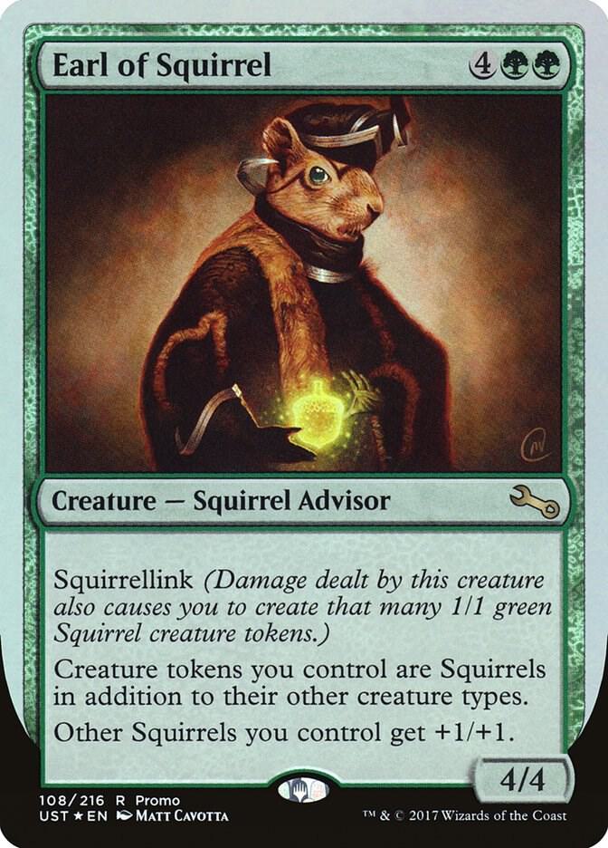 Earl of Squirrel (Draft Weekend) 108 Launch Party & Release Promos MTG Foil NM